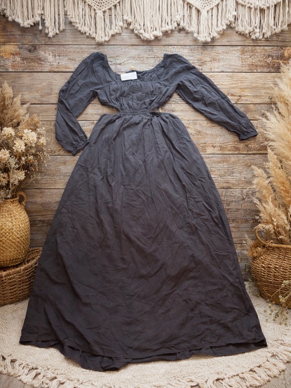 NWT American Eagle Outfitters open back Long Sleeve Dress